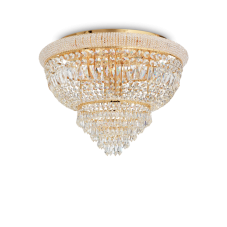 IdealLux 243498 DUBAI PL24 stropné svietidlo E14 24x40W IP20 zlatá