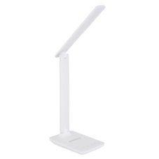 GLOBO 58400W BULLA dotykové stolové svítidlo LED 5W/400lm 3000-4500-6000K bílá imitace kože, stmívatelné
