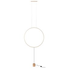 REDO 01-2198 SLICK závesná/stojacia lampa D815mm LED 28W/1735lm 3000K zlatá