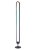 RABALUX 74051 Barto stojací lampa LED V1250mm 19W RGB matná černá, dálkový ovladač
