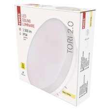 Stropní svítidlo LED 1500lm 3000K biela IP54 EMOS TORI ZM4121
