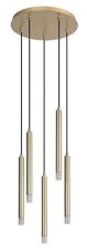 RABALUX 72361 Ramira závesné svietidlo D360mm 5xG9 zlatá, priehľadná