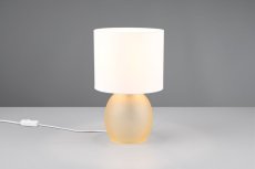TRIO 517900113 VELA stolná lampička V290mm 1xE14 jantárová, biela