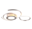 TRIO 623410207 JIVE stropní svítidlo LED 36W/4300lm 2700 - 6000K matný nikl, stmívatelné, dálkový ovladač