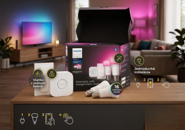Philips Hue Starter Kit – jak začít s inteligentním osvětlením jednoduše