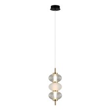 LED závesné svietidlo 790 lm 3000K priehľadná ITALUX Testa PND-84938-3-BK