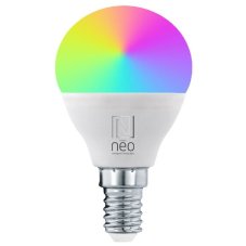 Immax 07745L NEO LITE žárovka P45 LED E14 A40 6W/470lm 2700-6500K RGB, bílá, kapka