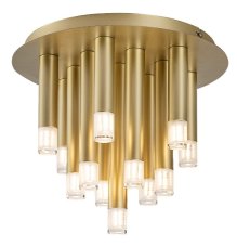 RABALUX 71355 Ramira stropné svietidlo D340mm 13xG9 zlatá, priehľadná