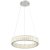 GLOBO 67162-50 MUCKY závesné svietidlo D500mm LED 50W/2995lm 2700-6000K chrómová, priehľadná, diaľkový ovládač