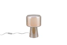 TRIO 519900113 ROCKA stolná lampička V290mm 1xE14 jantárová, biela