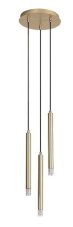 RABALUX 72359 Ramira závesné svietidlo D250mm 3xG9 zlatá, priehľadná