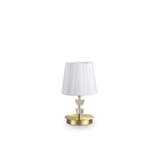 Stolová lampa Ideal lux 197753 PEGASO TL1 SMALL OTTONE SATINATO 1xE14 40W