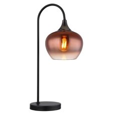 GLOBO 15548TG MAXY stolní lampa V540mm 1xE27 černá, měděná