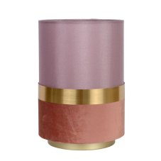 LUCIDE 10508/01/66 EXTRAVAGANZA TUSSE stolná lampička V220mm 1xE14 ružová, mosadz