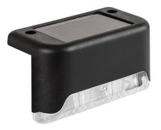 Solární nástěnné svítidlo LED 3000K čierna IP44 Rabalux Ispra 77166