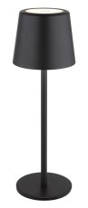 GLOBO 58482B VANCOUVER venkovní dotyková stolní lampička V280mm LED 1,2W 130/50lm 3000+4500+6000K IP44 černá, USB Cable incl.