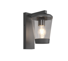 TRIO 211060142 CAVADO vonkajšie nástenné svietidlo 1xE27 IP44 antracit
