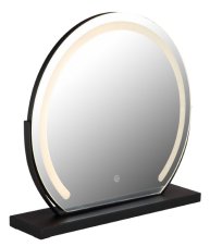 GLOBO 84038 RIVAS zrkadlo s LED osvetlením LED 10W 828/532lm 2700+4000+6500K čierna