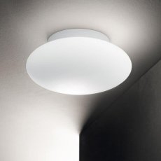 Exteriérové stropní svítidlo Ideal lux 135250 BUBBLE PL1 1xE27 60W bílá IP44