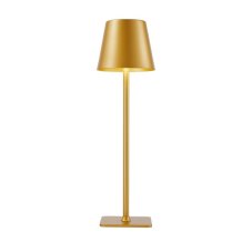 LED venkovní stolní lampa 300 lm 3000K+4000K+6500K IP54 zlatá ITALUX Atlis TB-2821-GD