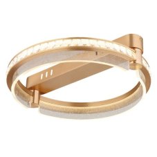 GLOBO 67196-36 BLONDIE stropní svítidlo D400mm LED 36W/2000lm 2700-6000K zlatá, průhledná, dálkový ovladač