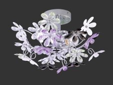 TRIO Reality R20012017 Flower stropné svítidlo 2xE14 chrom
