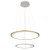 GLOBO 67333-44H UMBRA závesné svietidlo D617mm LED 40W/2127lm 2700-6500K strieborná, zlatá, biela, diaľkový ovládač