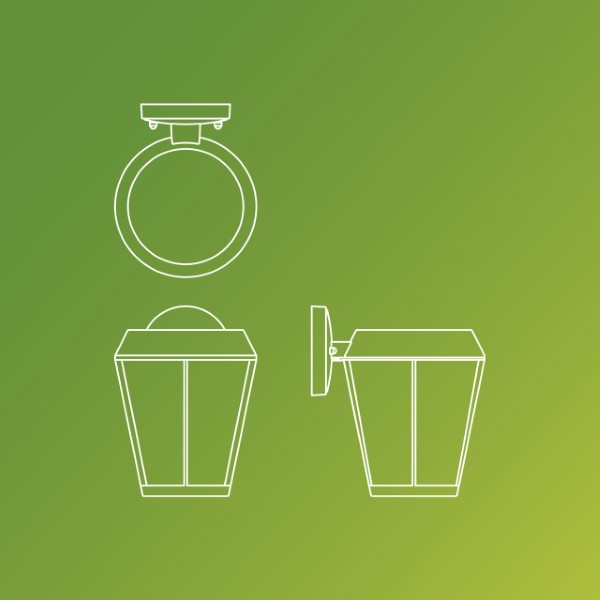 Philips 8720169351455 Sunera venkovní nástěnné svítidlo 1xE27 IP44 černá