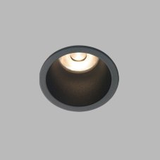 LED2 2250233DT RAY S zápustné bodové svietidlo LED D70mm 6W/450lm 3000K IP44 TRIAC čierna