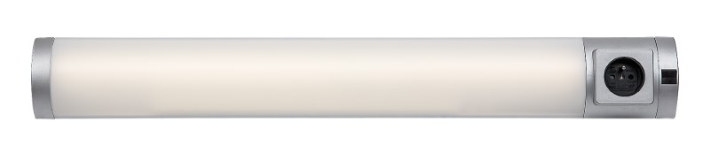 RABALUX 78039 Soft 2E svietidlo pod kuchynskú linku so zásuvkou š680mm LED 8W/450lm 4000K strieborná, biela