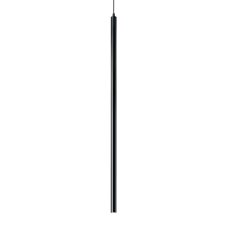 Závěsné svítidlo Ideal lux 142913 Ultrathin SP1 BIG ROUND NERO 1xLED 12W / 760lm 3000K černá