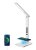 Immax LED KINGFSHER 08966L 8,5W/400lm 2700-5500K bílá, USB, QI, BK