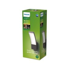 Philips 8719514417670 Splay venkovní nástěnné svítidlo LED 12W/1100lm 2700K IP44 antracit