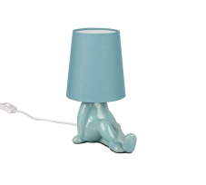 Stolná lampa 1x E14 modrá IP20 TRIO Reality HUMA R56531012