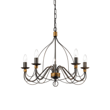 Závěsné svítidlo / Luster Ideal lux 057187 CORTE SP5 Ruggie 5xE14 40W