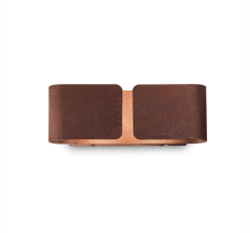 Nástenné svietidlo Ideal lux 170923 CLIP AP2 MINI CORTEN 2xG9 40W hrdza