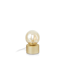 Ideal Lux 317823 PERLAGE stolná lampička 1xG9 V155mm saténová mosadz, jantárová