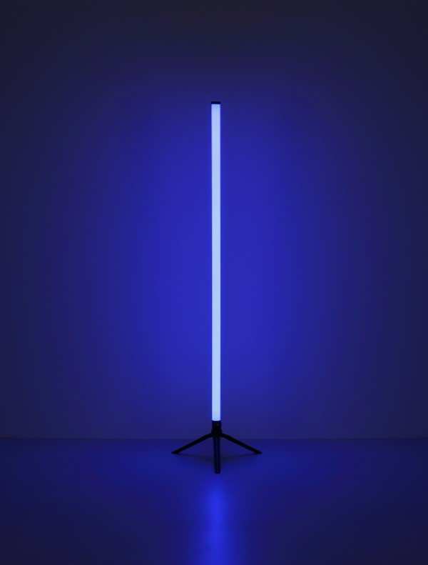 GLOBO 28062 ROCKY dekorační osvětlení - stojací lampa V1130mm LED 7 RGB černá, dúhový efekt, USB Cable incl., dálkový ovladač