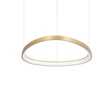 Ideal Lux 304700 GEMINI DALI/PUSH závesné svietidlo LED D610mm 48W 5100/3460lm 3000K mosadzná