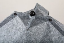 RABALUX 74000 Lomiro stojacia lampa D440mm 1xE27 šedá