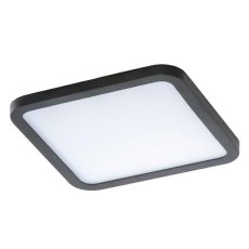 AZzardo AZ2836 DECOline SLIM 15 SQUARE 3000K IP44 BLACK zápustné LED svítidlo 12W / 1000lm IP44 černá