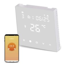 Emos P56201UF GoSmart Digitální pokojový termostat pro podlahové topení, bílá, Wi-Fi