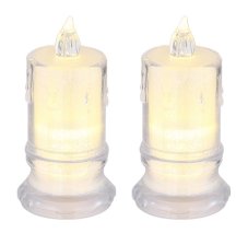 GLOBO 28075-2 CANDLE dekorační osvětlení D45mm LED 0,25 2900K satinovaná