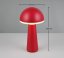 TRIO Reality R57716110 FUNGO venkovní stolní lampa SMD LED V310mm 2W/200lm 3000+4000+6500K IP54 červená, černá, nabíjecí baterie, USB-C port, nabíjecí stanice