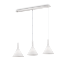 Závěsné svítidlo Ideal lux 074245 COCKTAIL SP3 BIANCO 3xE14 40W bílá