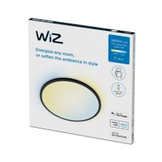 Philips Wiz Tunable white 8720169071018 SuperSlim big size stropní svítidlo LED D550mm 32W/3800lm 2700-6500K černá