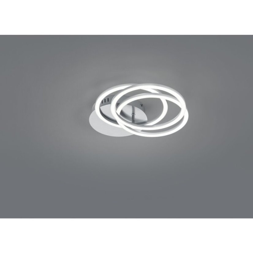 TRIO R62823107 CIRCLE stropní svítidlo LED 27W/3100lm 2700-6000K matný nikl, dálkový ovladač