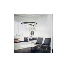 Ideal Lux 269436 OZ závesné svietidlo LED D600mm 47W/5000lm 3000K čierna
