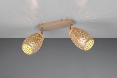 TRIO Reality R81572065 BIDAR stropní bodové svítidlo/spot 2xE14 kávová