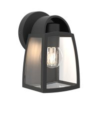 LUTEC 5273702012 KELSEY exteriérové ​​nástěnné svítidlo E27 40W IP44 E27 matná černá